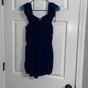 dee elly small navy blue romper